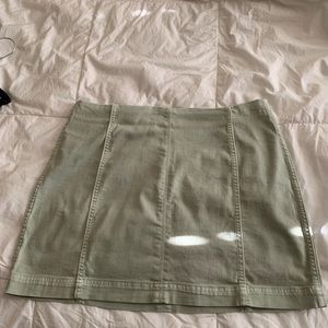 Green skirt